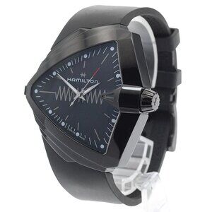 HAMILTON Ventura H246040 black Dial Quartz Men's Watch_890728